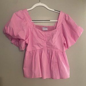 PINK PUFF OLD NAVY SHIRT IN SIZE S